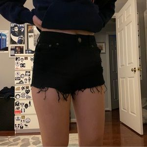 American Eagle Ripped Jean Shorts (Hi-Rise Festival Fit)
